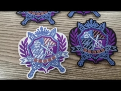 কাস্টমাইজড ব্রোডারি লেবেল পোশাকের লেবেলের জন্য তাপ স্থানান্তর প্যাচ