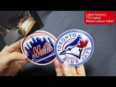 কাস্টম টিপিইউ তাপ স্থানান্তর লেবেল 3 ডি রাবার প্যাচ পোশাকের জন্য নরম টিপিইউ লেবেল