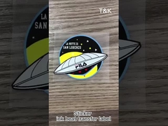 পোশাকের ব্র্যান্ড / তাপ স্থানান্তর প্যাচগুলির জন্য কালি তাপ স্থানান্তর লেবেল