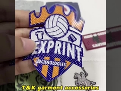 ইকো-বন্ধুত্বপূর্ণ আয়রন অন গার্মেন্টস হিট সিল রাবার প্যাচ