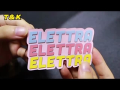 পিভিসি সিলিকন 3D রাবার প্যাচ ব্যাজ কাস্টমাইজড ধোয়া উপর সেলাই