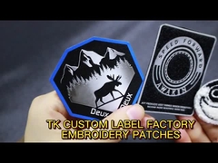 প্যান্টের জন্য ব্যক্তিগতকৃত স্ব-আঠালো সূচিকর্ম ফুলের প্যাচ