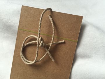 3 রং ব্রাউন ক্রাফট কাগজ হ্যাং ট্যাগ, 3mm তুলো / লিনেন কর্ড কাস্টম গার্মেন্ট Hang ট্যাগ