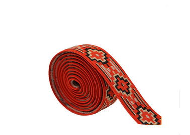 কাস্টমাইজড রঙ প্যাটার্নড ফ্ল্যাট Jacquard ইলাস্টিক ব্যান্ড রোল জন্য হাট