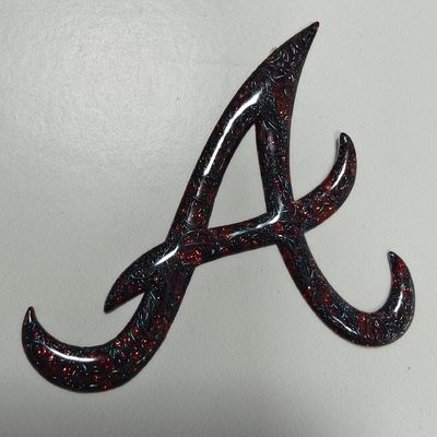 কাস্টমাইজড হাই ফ্রিকোয়েন্সি 3 ডি টিপিইউ এমবসড লোগো ব্যাগের জন্য লাল ধাতব তাপ স্থানান্তর লেবেল