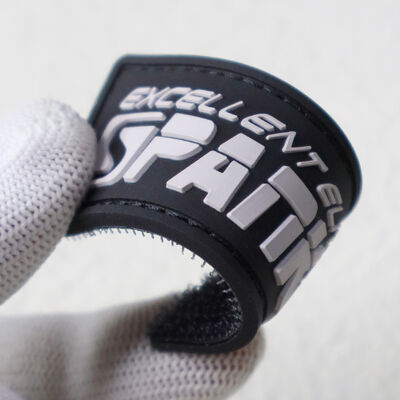 Silicone Emblem Velcro Patch - Custom Brand Logo Badge for Sports Gear & Apparel Accessories
