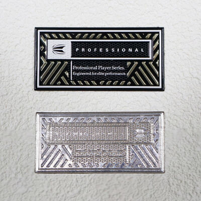 স্পোর্টসওয়্যারের জন্য কাস্টম টিপিইউ হাই-ফ্রিকোয়েন্সি প্যাচ - মেটালিক গোল্ড ও ব্ল্যাক প্রফেশনাল প্লেয়ার সিরিজ ব্যাজ