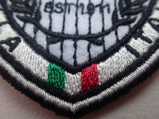 পোশাকের ব্যবহারের জন্য পাইকারি কাস্টম এমব্রয়ডারি প্যাচ 3D উঁচু লোগো পোশাকের লেবেল