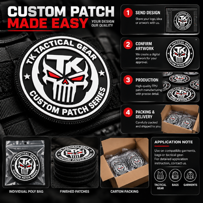 Custom Molded TPU Logo Patches with Raised 3D Design Eco-Friendly Washable for Outdoor Equipment