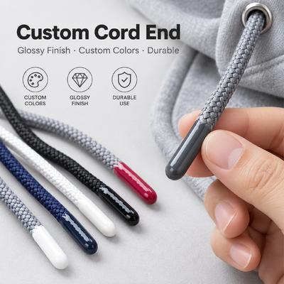 কাস্টম নরম সিলিকন Aglets জন্য Drawstrings Hoodie কর্ড এবং পোশাক আনুষাঙ্গিক